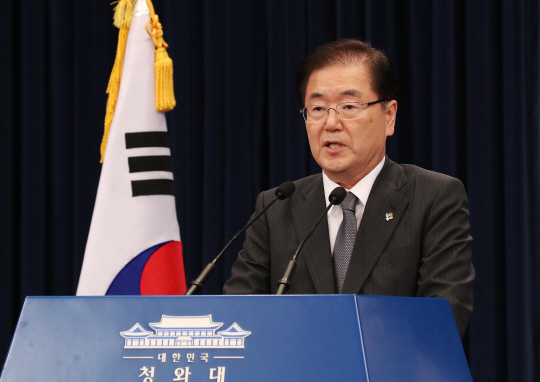 정의용 국가안보실장 주재 NSC 상임위원회 개최