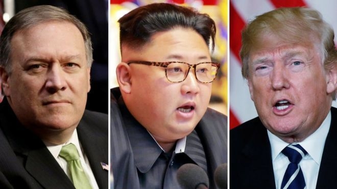 폼페이오 3시간 회담, "곧 김정은 위원장 만나러 갈 것"
