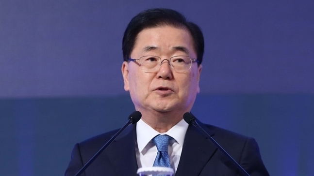 정의용 안보실장, "실무급 종전선언 가능"