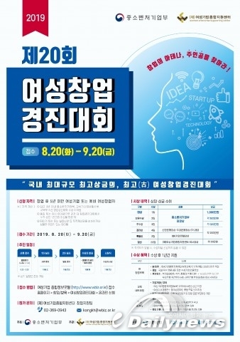 ‘창업의 아테나, 주인공을 찾아라’ 제20회 여성창업경진대회 개최