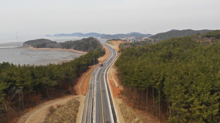 안산시, 대부도 서남부 연결 도로 내달 1일 개통