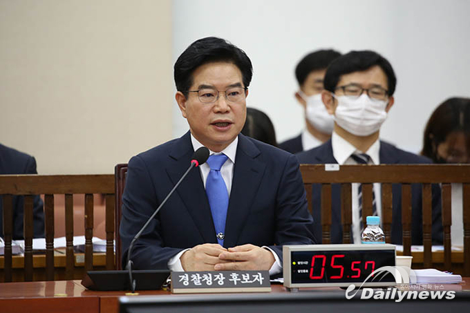 김창룡 후보자 “박원순 유족 부검 원치 않았어···종합 판단 후 결정”