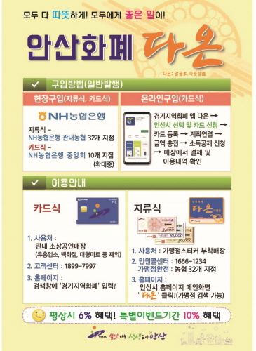 안산 화폐 '다온', 새해 판매 35일 만에 100억 돌파
