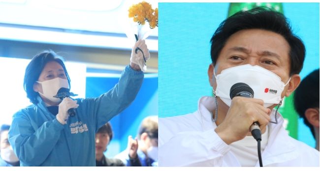 4·7 재보선 표심의 향방은?... 오후 2시 투표율 서울 42.9%, 부산 37.8%
