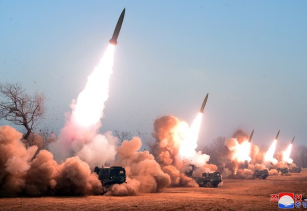 북한, 30일 심야에 동해상에 단거리 탄도미사일(SRBM) 2발 발사
