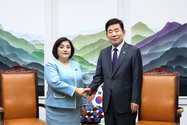김진표 의장, 아제르바이잔 국회의장 접견하고 협력 당부
