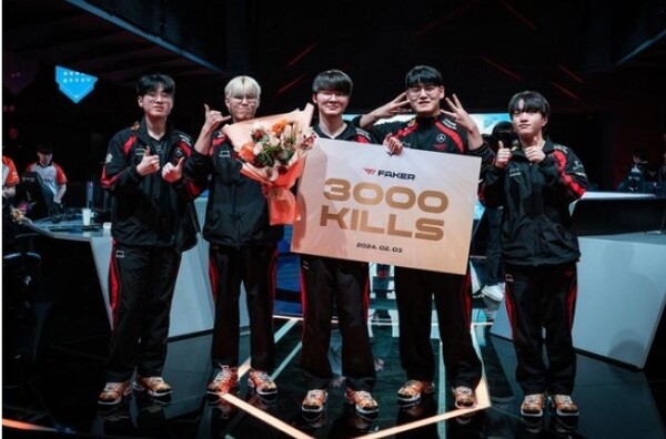 '600승-3000킬'...LoL리그 레전드 페이커, 넘사벽 대기록 달성