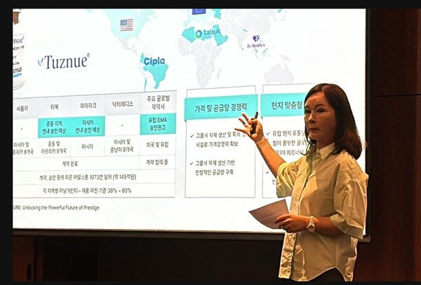 [줌인]박소연 프레스티지바이오 회장 "바이오시밀러 '투즈뉴' 곧 EC허가"