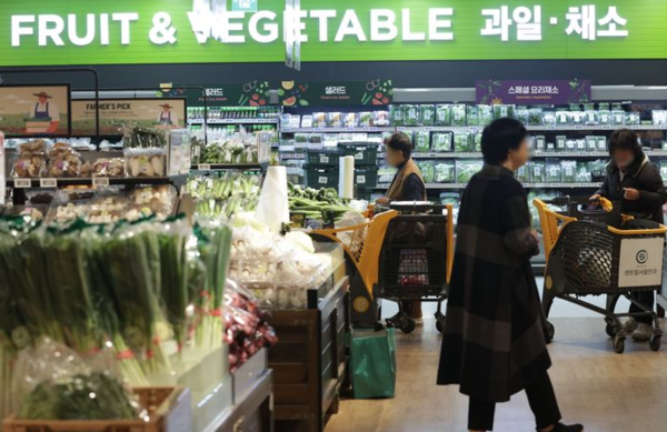 [이슈&]물가 석달째 1%대'...고물가 누적에 채소류급등, 체감물가 '싸늘'