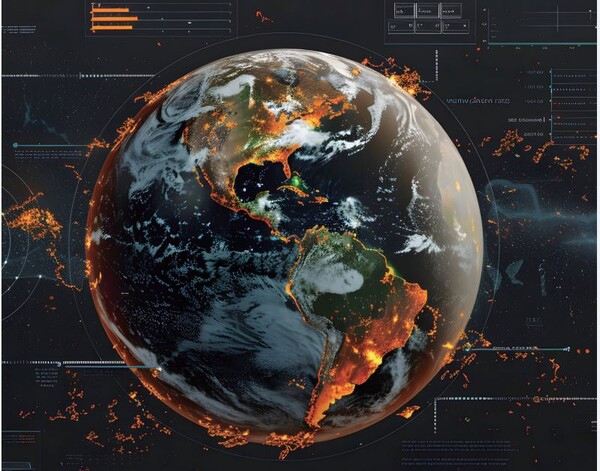 AI, "산업화 이전 대비 지구온도 상승폭 1.5℃ 2040년 이전 붕괴"