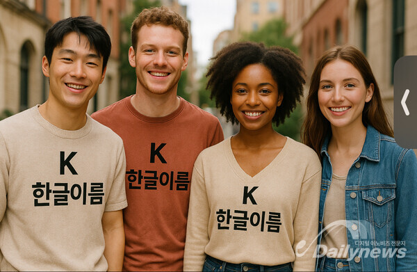 K-문화의 세계적 확산과 함께 부상하는 '한글 이름' 열풍