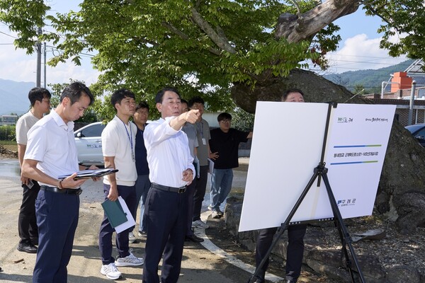 폭염 속 발로 뛰는 구례군정…장길선 군수, 주요 사업장 19곳 현장 점검